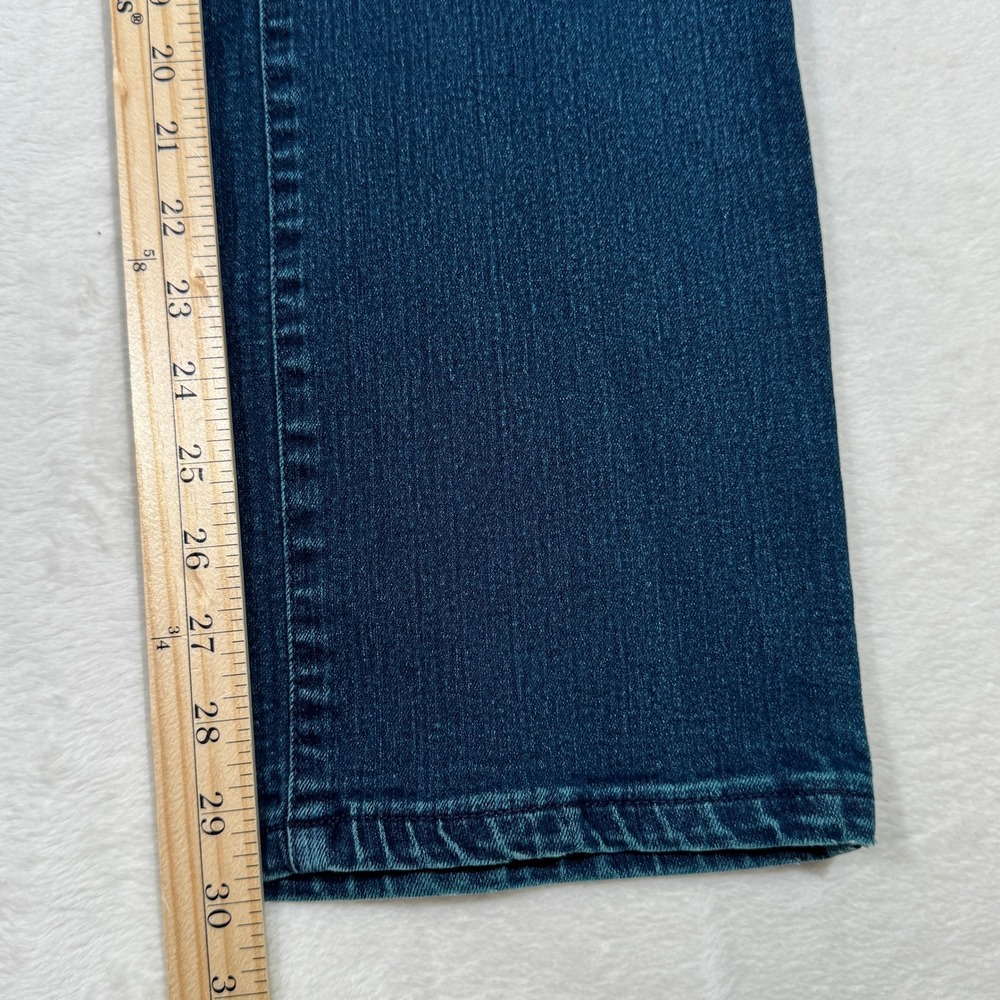 Kenneth Cole Jeans Mens 30x30 Blue Straight Leg Dark Wash Stretch Denim - Picture 7 of 13